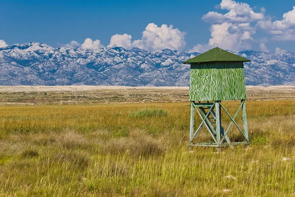 stock image Hunter high stand on Pag island