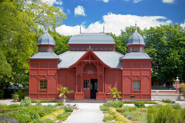 Pawilon publiczny ogród botaniczny Zagrzeb — Zdjęcie stockowe