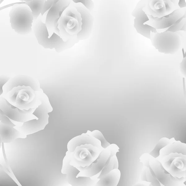 Κομψό φόντο με τριαντάφυλλα — Διανυσματικό Αρχείο
