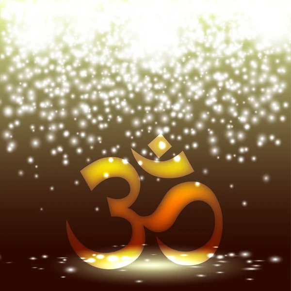 Om sanskrit Symbol — Stockvektor