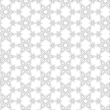 Delicate pattern in arabic style clipart