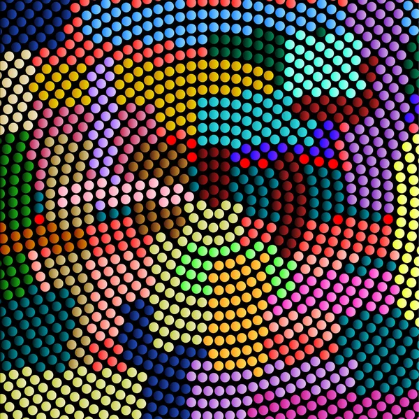 Futuristic abstract mosaic — Stock Vector