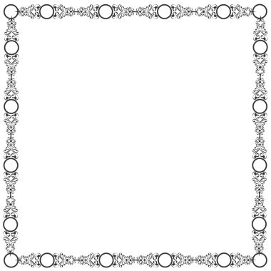 Decorative elegant frame clipart