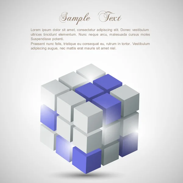 Cube 3D — Image vectorielle