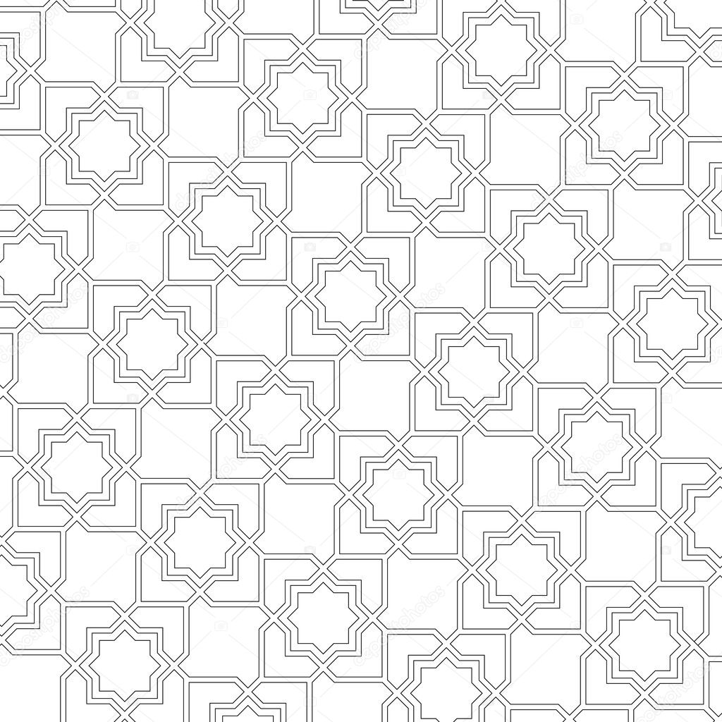 Arabic delicate pattern.Vector background