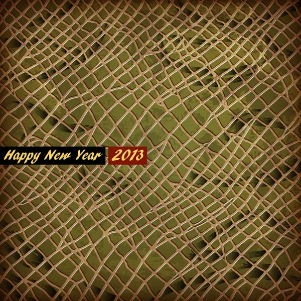 Векторна текстура шкіри Змія - символ 2013 Новий рік — стоковий вектор