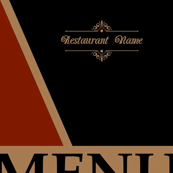 Restaurant menu ontwerp in retro stijl — Stockvector