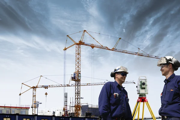 Building engineers and industry — Stock Photo, Image
