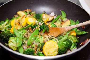 Healthy Vegetable Stir Fry clipart
