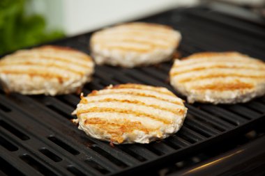 Turkey Burgers on the Grill clipart