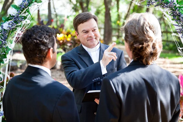 Gay Marriage - Ministers Blessing — Stock Photo, Image