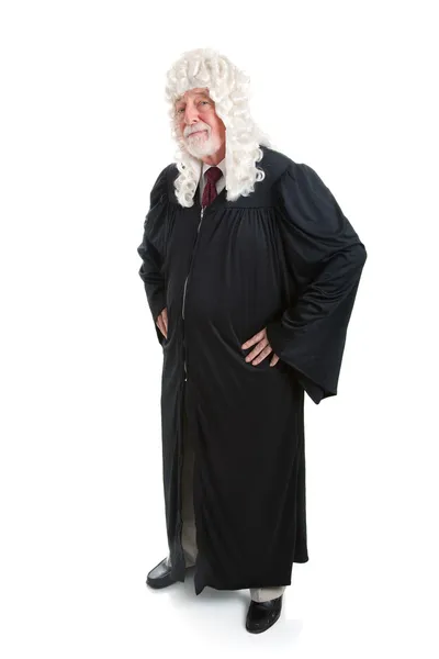 Bíró a paróka - teljes test — Stock Fotó