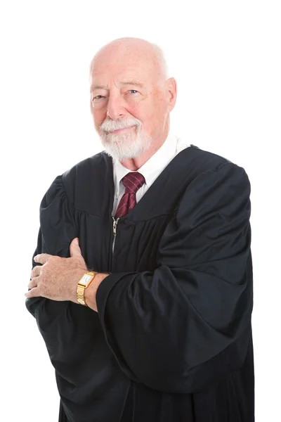 Красавчик пожилой судья — стоковое фото