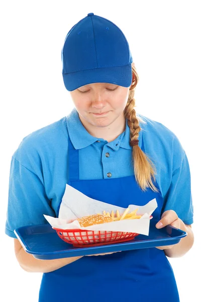 Disgusting Fast Food Meal — Stock Photo, Image