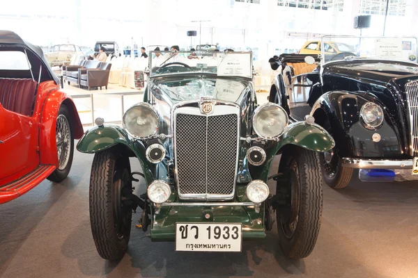 Bangkok-dec 01: vintage bil austin seven, år 1929 display på thailand — Stockfoto