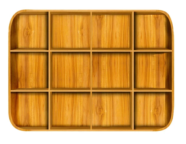 Wooden house shelf — Stock Photo, Image