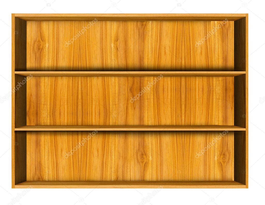 Wooden house shelf