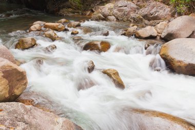 Chanthaburi, Tayland Doğu derin orman şelale