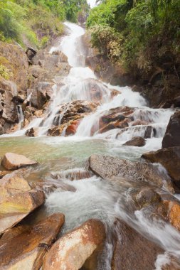 Chanthaburi, Tayland Doğu derin orman şelale