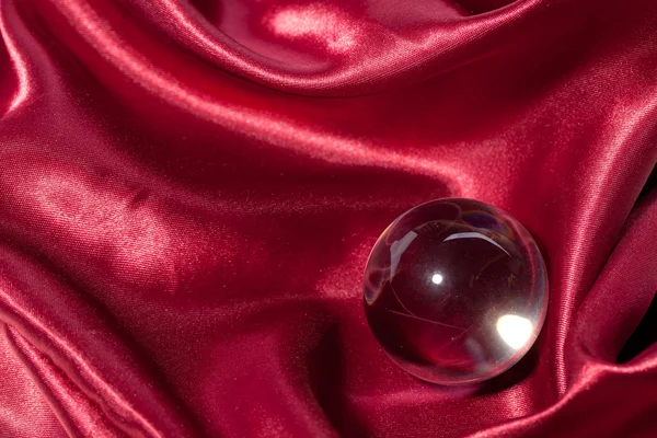 Φόντο κόκκινο κρέπα Ζορζέτ, μετάξι — Φωτογραφία Αρχείου