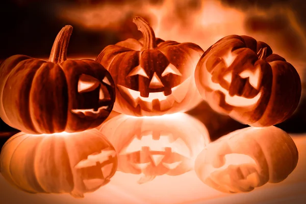 Halloween pumpa bakgrund — Stockfoto