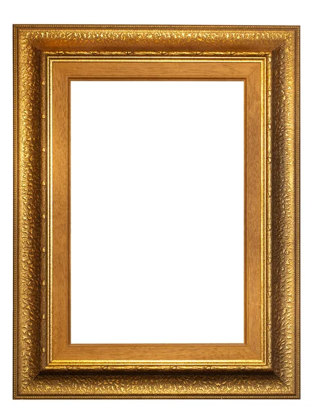 XXL-Isolated wooden Photo Frame — Stock Photo, Image