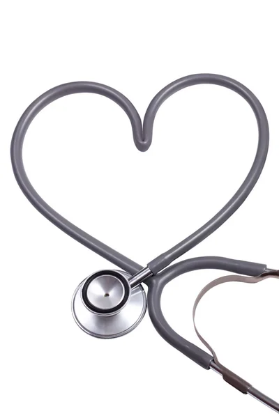 Stethoscope with heart shape — Stock Photo, Image