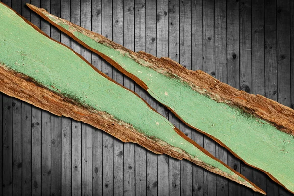 Gamla grung kolumn trä textur och träskylt med kopia utrymme fo — Stockfoto
