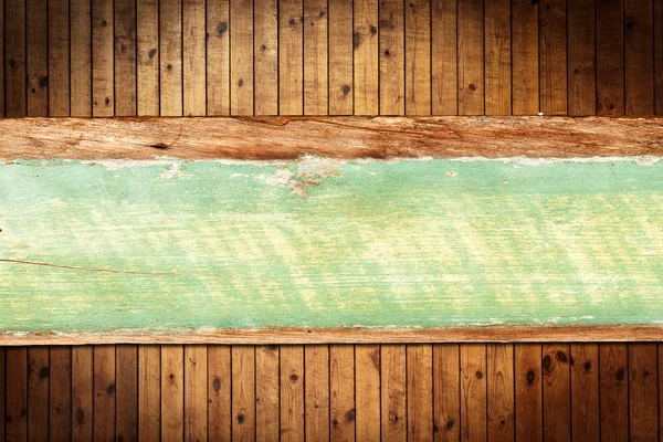 Oude grung kolom houtstructuur en houten bord met kopie space fo — Stockfoto