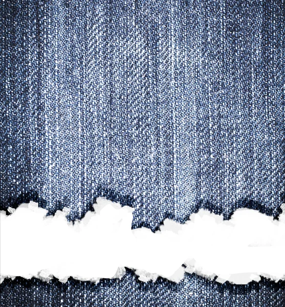 Vintage jean textura fundo com o seu copyspace — Fotografia de Stock