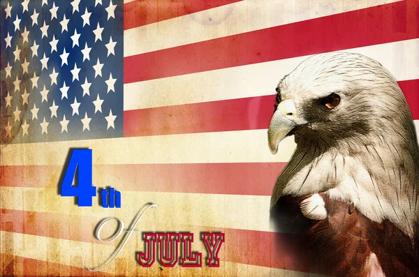 Happy 4th July independent day of America — Stock Photo, Image