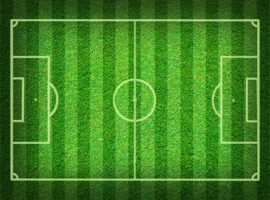 Real green grass soccer field background clipart