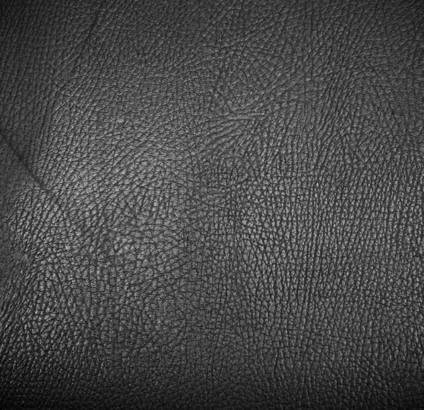 Black leather texture using for background — Stock Photo, Image