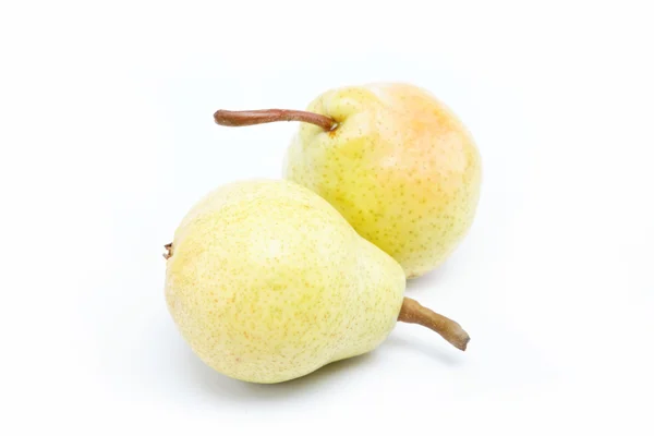 Two pears isolated on white background — Stock Photo, Image