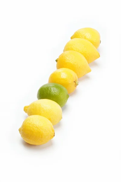 Tropical fruits isolated on a white background. — Stock Photo, Image