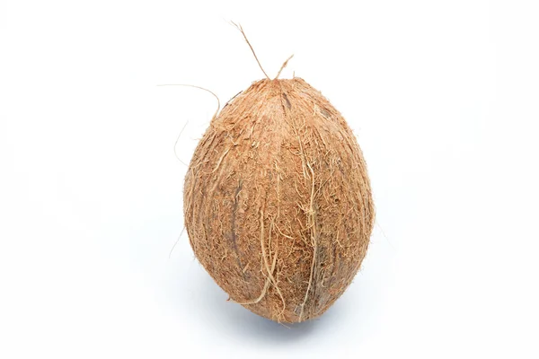 Kokosnoot geïsoleerd op wit — Stockfoto