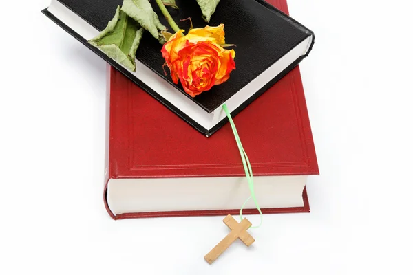 Book. Holy Bible on white background. — Stock Photo, Image