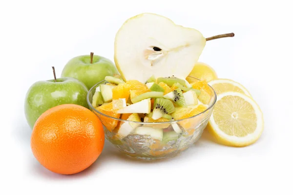 Färsk frukt isolerad på en vit bakgrund. — Stockfoto
