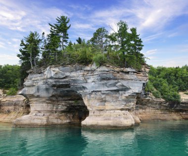 Pictured Rock National Lake Shore Michigan State clipart