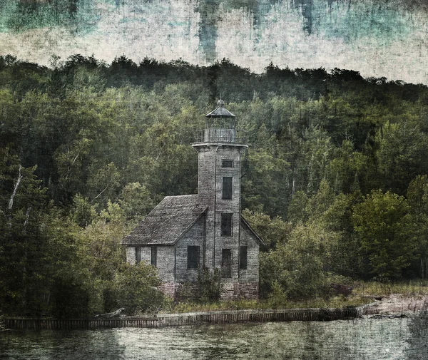 Старий маяк — стокове фото