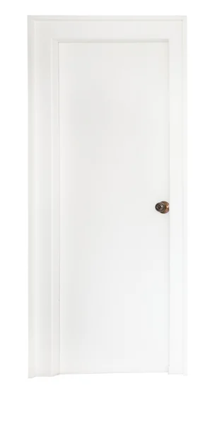 White door Isolated — Stock Photo, Image