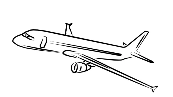 Vliegtuig kunst — Stockfoto