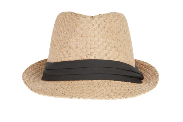 Nyáron szalma panama kalap — Stock Fotó