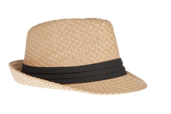 Letní panama slaměný klobouk — Stock fotografie