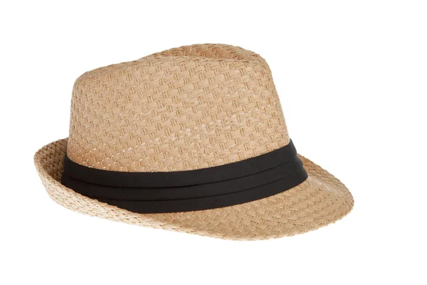Chapéu de palha panama verão — Fotografia de Stock