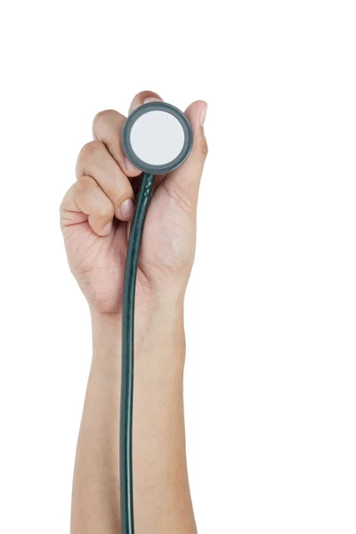 Stethoskop und Hand — Stockfoto