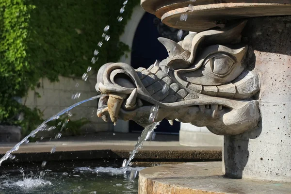 stock image Dragon Fountain in Toronto Wonderland