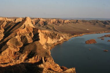 Burujón Canyons or gullies of Castrejón, Toledo clipart