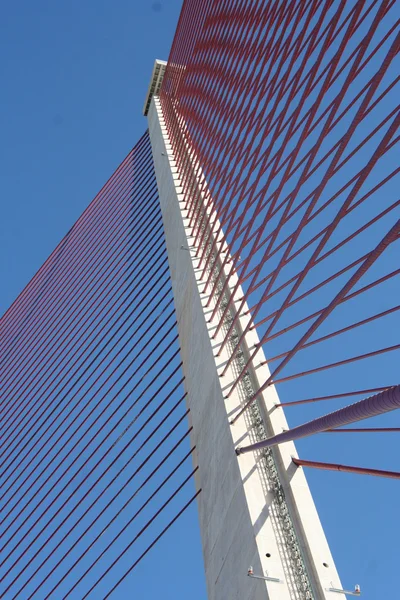 De tuibrug talavera, een constructie een dimensie van 185 m — Stockfoto