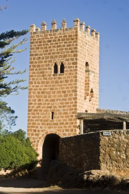 Tower of the Monasterio de Piedra, Zaragoza, Spain clipart